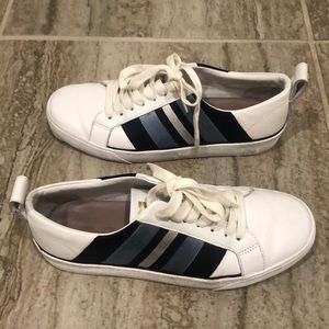 DIANE VON FURSTENBERG Leather Sneakers Size 6.5